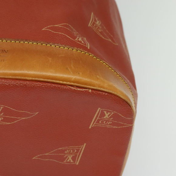 LOUIS VUITTON LV CUP Saint Tropez Shoulder Bag Red M80026 LV Auth BD1921