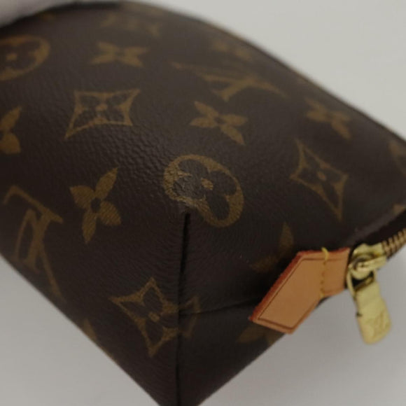LOUIS VUITTON Monogram Pochette Cosmetic PM Cosmetic Pouch M47515 LV Auth BD1941