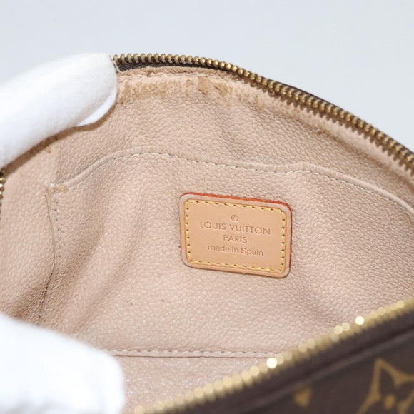 LOUIS VUITTON Monogram Pochette Cosmetic PM Cosmetic Pouch M47515 LV Auth BD1941