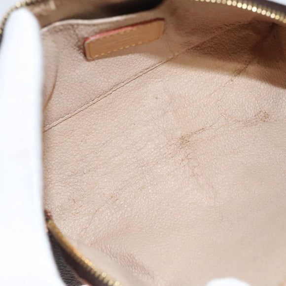 LOUIS VUITTON Monogram Pochette Cosmetic PM Cosmetic Pouch M47515 LV Auth BD1941