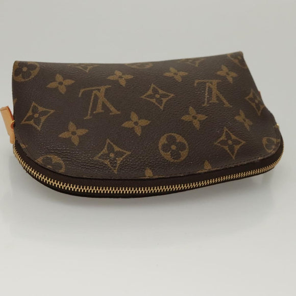 LOUIS VUITTON Monogram Pochette Cosmetic PM Cosmetic Pouch M47515 LV Auth BD1941