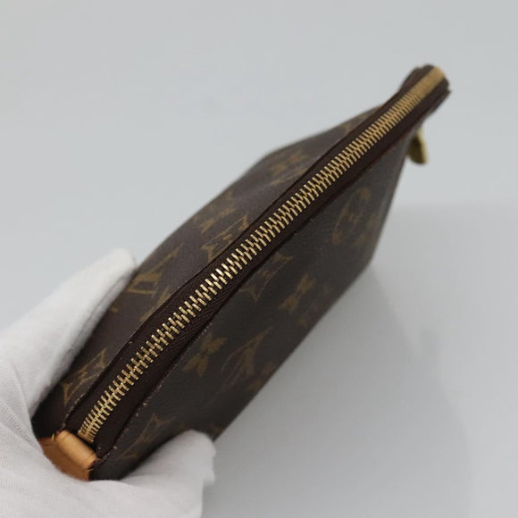 LOUIS VUITTON Monogram Pochette Cosmetic PM Cosmetic Pouch M47515 LV Auth BD1941