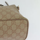 GUCCI GG Supreme Hand Bag PVC 2way Pink 353440 Auth BD1945-17