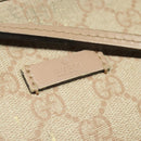 GUCCI GG Supreme Hand Bag PVC 2way Pink 353440 Auth BD1945-18