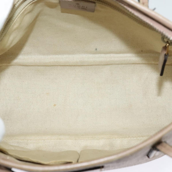 GUCCI GG Supreme Hand Bag PVC 2way Pink 353440 Auth BD1945