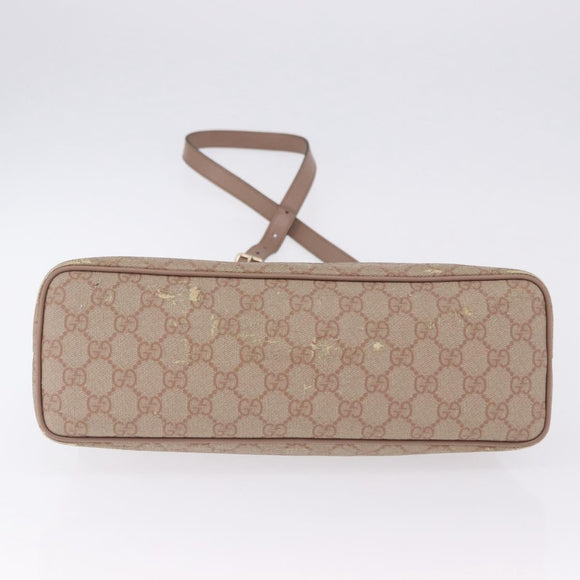 GUCCI GG Supreme Handtas PVC 2-weg Roze 353440 Auth BD1945