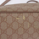 GUCCI GG Supreme Handtas PVC 2-weg Roze 353440 Auth BD1945-20
