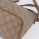 GUCCI GG Supreme Handtas PVC 2-weg Roze 353440 Auth BD1945-11
