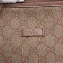 GUCCI GG Supreme Handtas PVC 2-weg Roze 353440 Auth BD1945-24