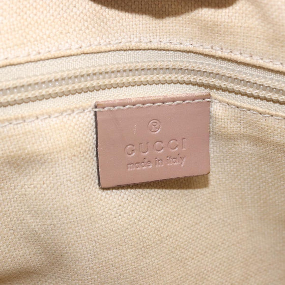 GUCCI GG Supreme Handtas PVC 2-weg Roze 353440 Auth BD1945