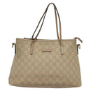 GUCCI GG Supreme Hand Bag PVC 2way Pink 353440 Auth BD1945-13