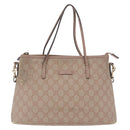 GUCCI GG Supreme Handtas PVC 2-weg Roze 353440 Auth BD1945-13