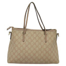 GUCCI GG Supreme Hand Bag PVC 2way Pink 353440 Auth BD1945-2