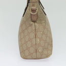 GUCCI GG Supreme Hand Bag PVC 2way Pink 353440 Auth BD1945-3