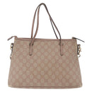 GUCCI GG Supreme Handtas PVC 2-weg Roze 353440 Auth BD1945-4
