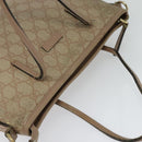 GUCCI GG Supreme Hand Bag PVC 2way Pink 353440 Auth BD1945-6