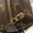 LOUIS VUITTON Monogram Trousse Demi Ronde Cosmetic Pouch M47520 LV Auth BD1958-8