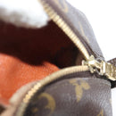 LOUIS VUITTON Monogram Trousse Demi Ronde Cosmetic Pouch M47520 LV Auth BD1958-12