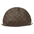 LOUIS VUITTON Monogram Trousse Demi Ronde Cosmetic Pouch M47520 LV Auth BD1958-13
