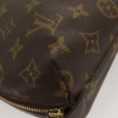 LOUIS VUITTON Monogram Trousse Demi Ronde Cosmetic Pouch M47520 LV Auth BD1958-7