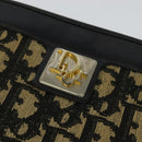 Christian Dior Shoulder Bag Navy Gold Auth BD1963-10