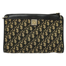 Christian Dior Shoulder Bag Navy Gold Auth BD1963-13