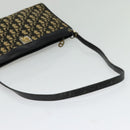 Christian Dior Shoulder Bag Navy Gold Auth BD1963-7
