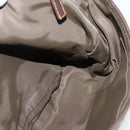 Christian Dior Trotter Canvas Shoulder Bag Brown Silver Auth BD1964-18