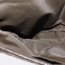 Christian Dior Trotter Canvas Shoulder Bag Brown Silver Auth BD1964-19