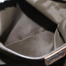 Christian Dior Trotter Canvas Shoulder Bag Brown Silver Auth BD1964-20