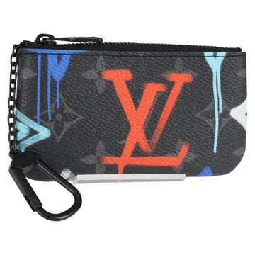 LOUIS VUITTON Eclipse Multicolor Pochette Cles Coin Purse M81795 Auth BD1968AM