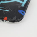 LOUIS VUITTON Eclipse Multicolor Pochette Cles Coin Purse M81795 Auth BD1968AM-15