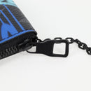 LOUIS VUITTON Eclipse Multicolor Pochette Cles Coin Purse M81795 Auth BD1968AM-9