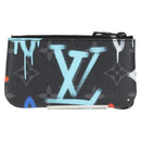 LOUIS VUITTON Eclipse Multicolor Pochette Cles Coin Purse M81795 Auth BD1968AM-2