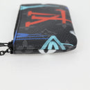 LOUIS VUITTON Eclipse Multicolor Pochette Cles Coin Purse M81795 Auth BD1968AM-3