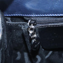 Salvatore Ferragamo Hand Bag Enamel 2way Blue Auth BD197-24