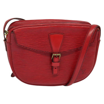 LOUIS VUITTON Epi Jeune Fille MM Shoulder Bag Red M52157 LV Auth BD1993