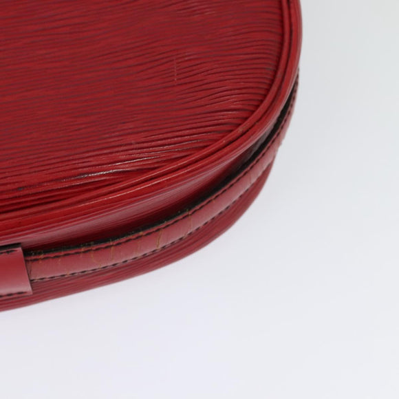 LOUIS VUITTON Epi Jeune Fille MM Shoulder Bag Red M52157 LV Auth BD1993