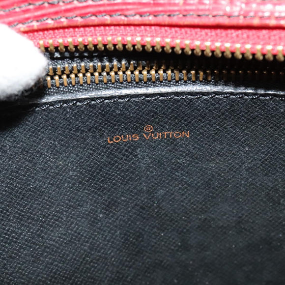 LOUIS VUITTON Epi Jeune Fille MM Shoulder Bag Red M52157 LV Auth BD1993