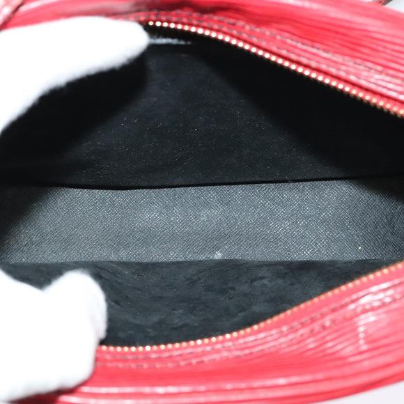 LOUIS VUITTON Epi Jeune Fille MM Shoulder Bag Red M52157 LV Auth BD1993