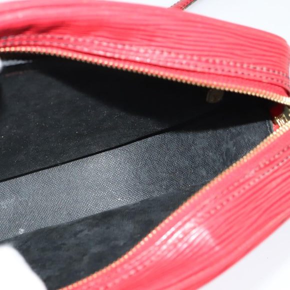 LOUIS VUITTON Epi Jeune Fille MM Shoulder Bag Red M52157 LV Auth BD1993
