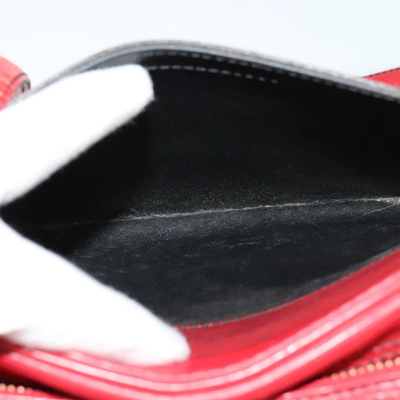 LOUIS VUITTON Epi Jeune Fille MM Shoulder Bag Red M52157 LV Auth BD1993