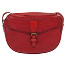 LOUIS VUITTON Epi Jeune Fille MM Shoulder Bag Red M52157 LV Auth BD1993-13