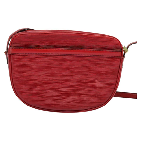 LOUIS VUITTON Epi Jeune Fille MM Shoulder Bag Red M52157 LV Auth BD1993