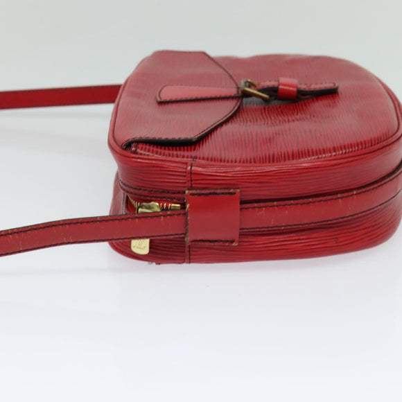 LOUIS VUITTON Epi Jeune Fille MM Shoulder Bag Red M52157 LV Auth BD1993