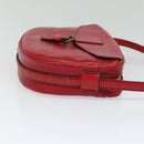 LOUIS VUITTON Epi Jeune Fille MM Shoulder Bag Red M52157 LV Auth BD1993-4