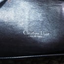 Christian Dior Trotter Canvas Hand Bag Brown Gold Auth BD2000-15