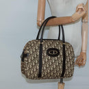 Christian Dior Trotter Canvas Hand Bag Brown Gold Auth BD2000-21