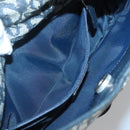 Christian Dior Trotter Canvas Shoulder Bag Navy Silver Auth BD2001-20