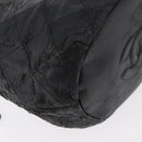 CHANEL Matelasse Chain Shoulder Bag Lamb Skin Black Gold CC Auth BD2003-15
